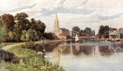 Marlow Bridge by Alfred Robert Quinton